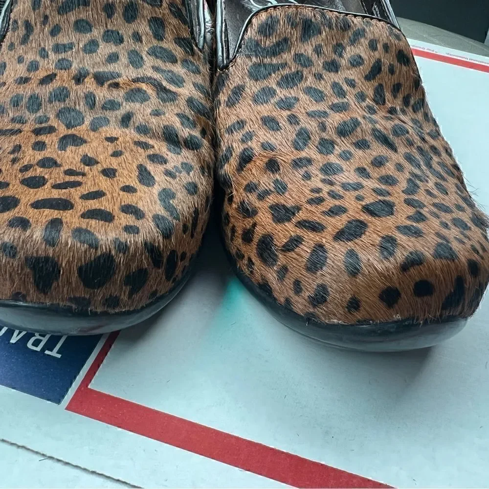 Dansko Olivia Pony Hair On Loafers Cheetah Print - Picture 4 of 16